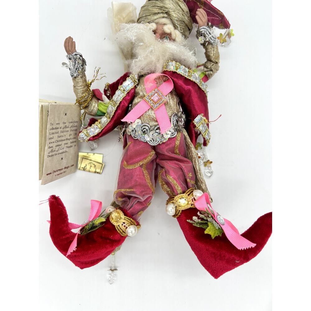 Mark Roberts Spirit of Home Fairy Pink Christmas Small Holiday Decor Elf 2011 - Picture 9 of 11